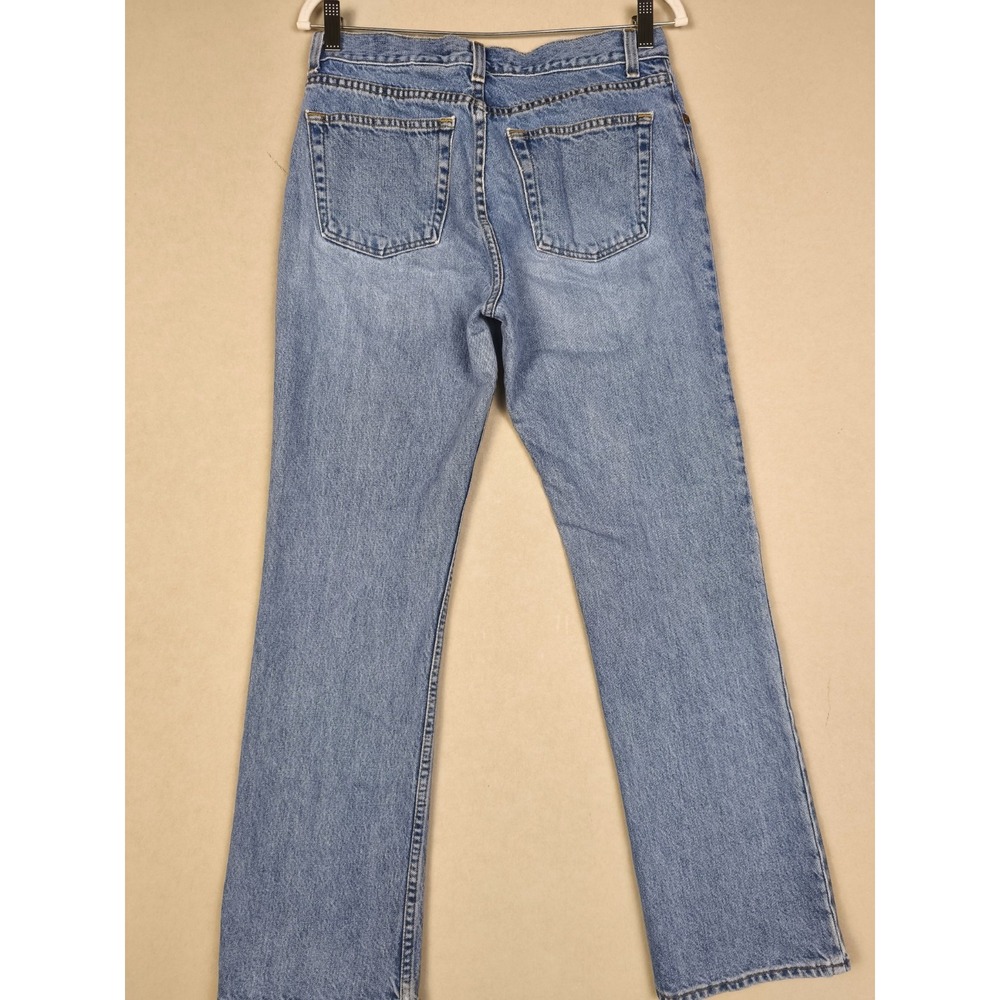 Vintage Y2K Gap Boot Cut Jeans Womens 10 R Made In USA Light Wash Denim - Picture 2 of 9